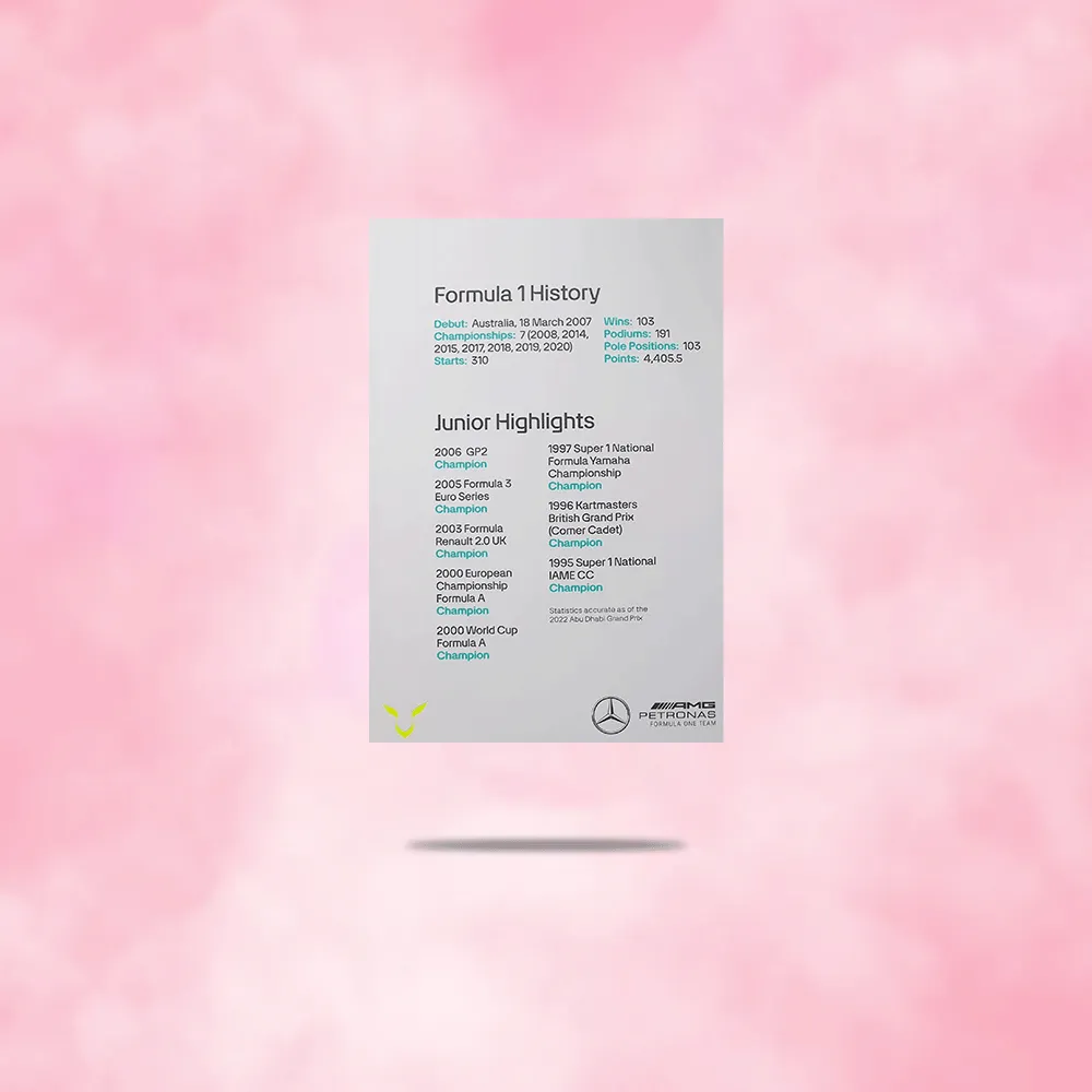 Image of Hamilton Driver Card